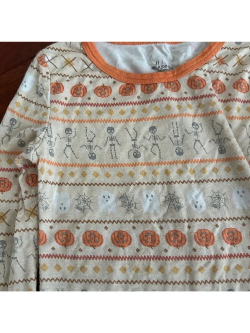 Milkberry Pajamas 2 Piece Pajama Set Halloween Size 4T Boy Girl